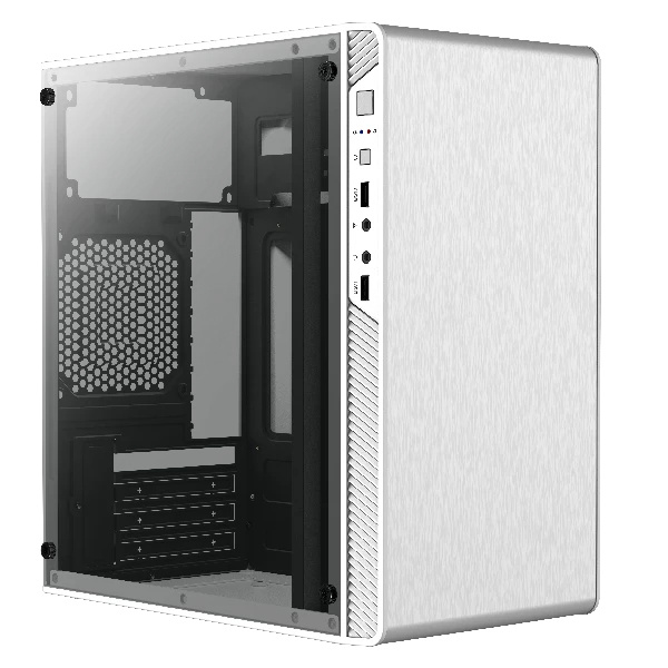 Gabinete Acteck Performance II GI215W, Micro-Tower, Micro-ATX/Mini-ITX, USB 2.0, con Fuente de 500W, sin Ventiladores Instalados, Blanco