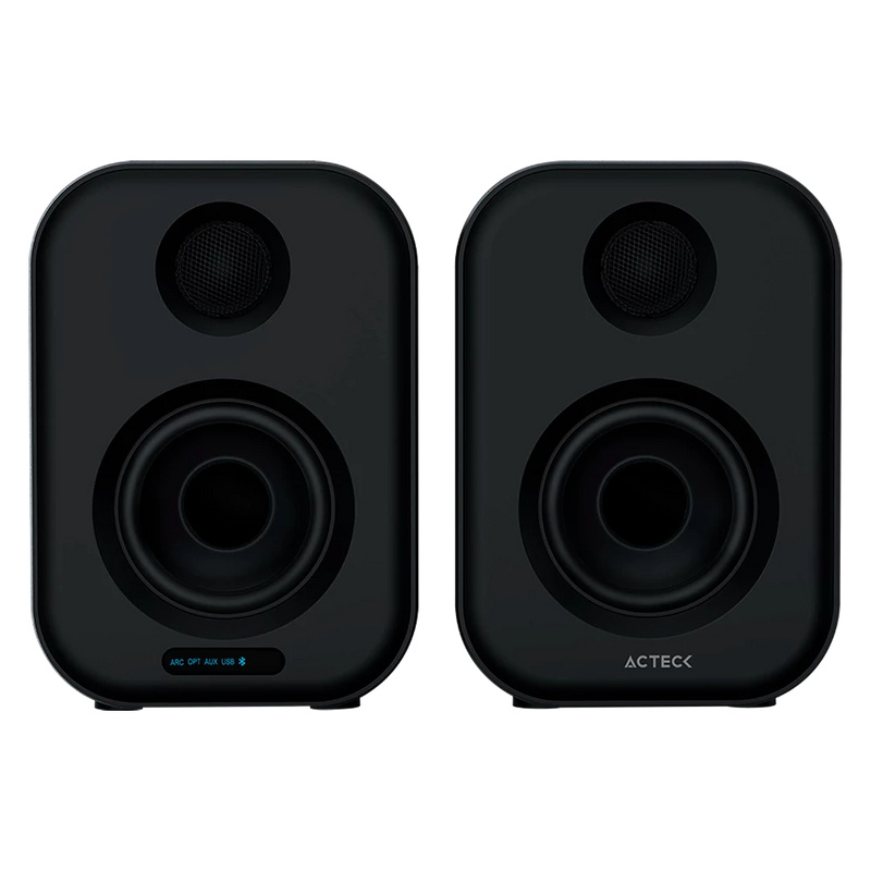 Acteck Bocinas Dynamic Exact BS650, Alámbrico/Inalámbrico, Bluetooth, 2.0 Canales, 50W RMS, USB, Negro