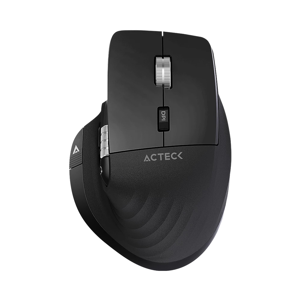 Mouse Ergonómico Acteck Virtuos Pro MI780, Inalámbrico, Óptico, 3.200DPI, RF Inalámbrico/Bluetooth, Negro