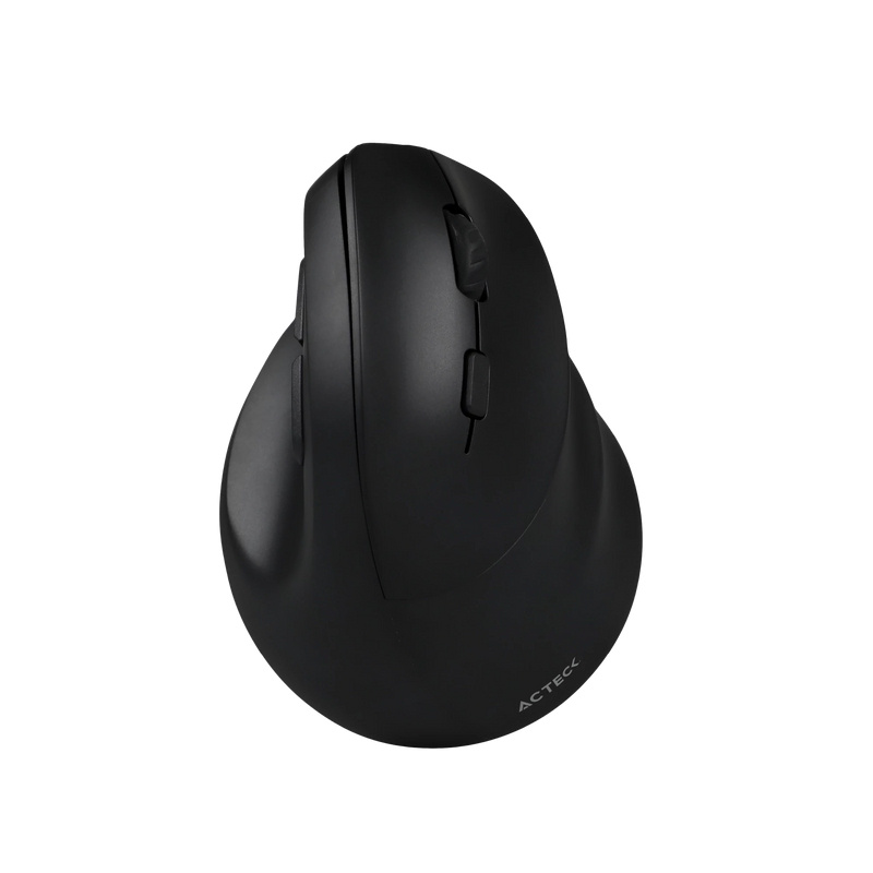 Mouse Ergonómico Acteck Virtuos Fitt MI520, Inalámbrico, Óptico, 2.400DPI, RF Inalámbrico/Bluetooth, Negro