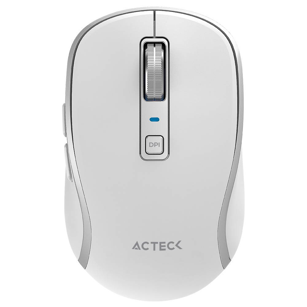 Mouse Acteck Optimize Trip Pro MI580, Inalámbrico, Óptico, 1.600DPI, RF Inalámbrico/Bluetooth, Blanco