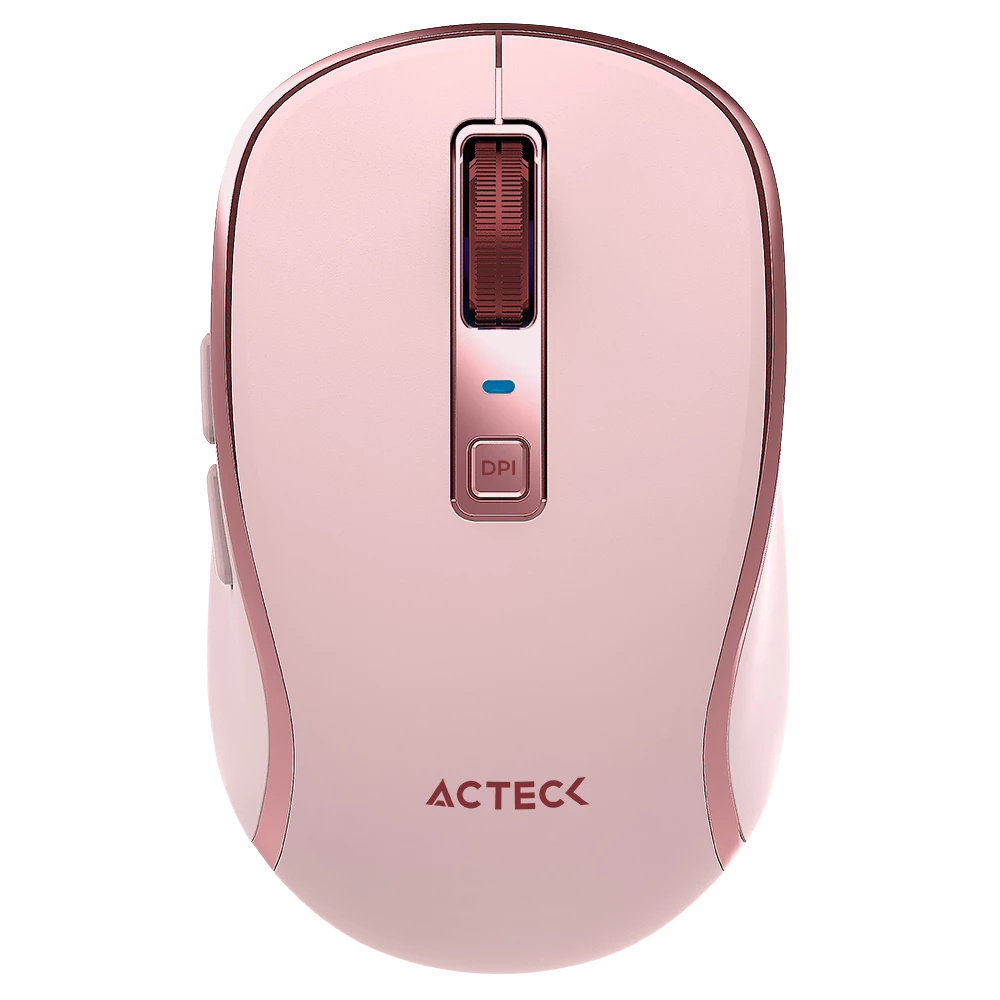 Mouse Acteck Optimize Trip Pro MI580, Inalámbrico, Óptico, 1.600DPI, RF Inalámbrico/Bluetooth, Rosa