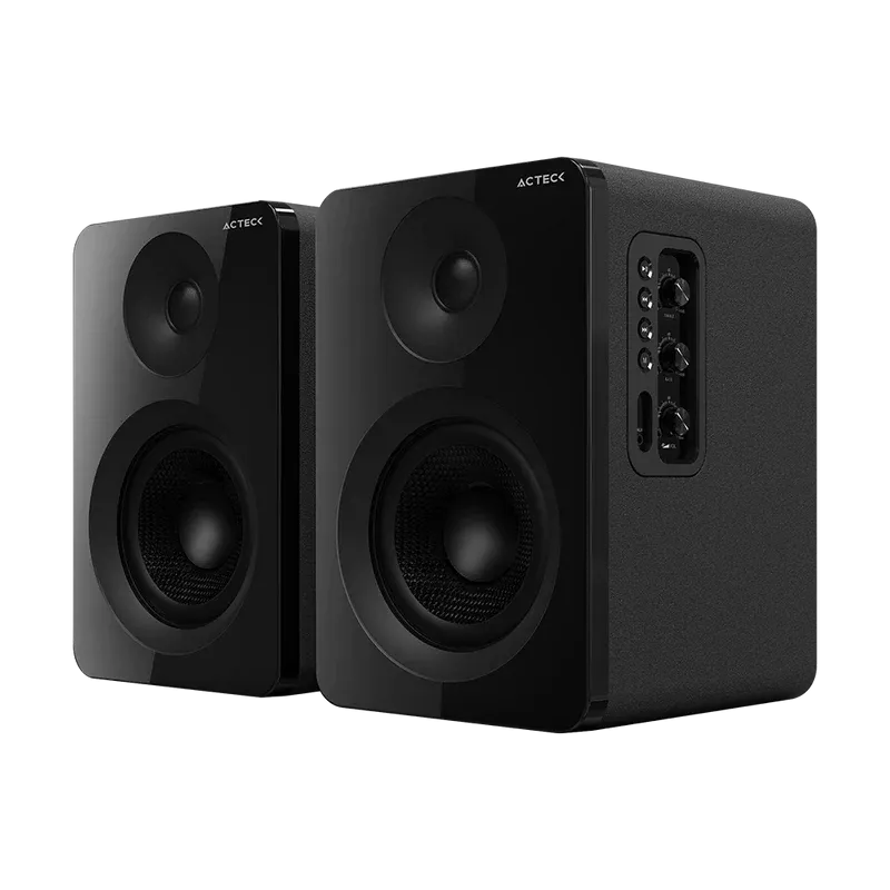 Acteck Bocina con Subwoofer Dynamic Exact R BS700, Bluetooth, Alámbrico/Inalámbrico, 50W RMS, USB, Negro