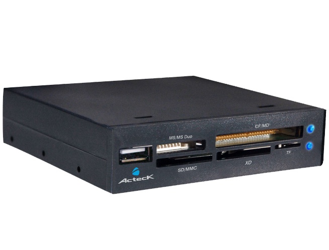 Acteck Lector de Memoria Interno Todo en Uno ACR240, 480Mbit/s, Negro