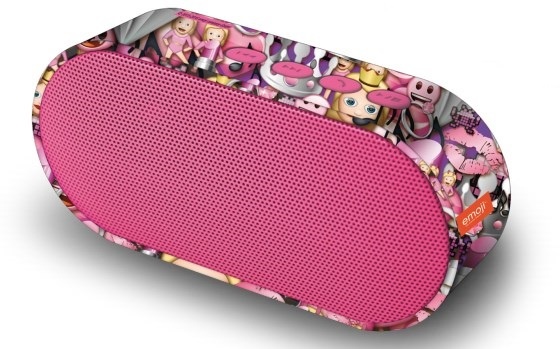 Acteck Bocina Portátil Emoji, Bluetooh, Inalámbrico, Rosa