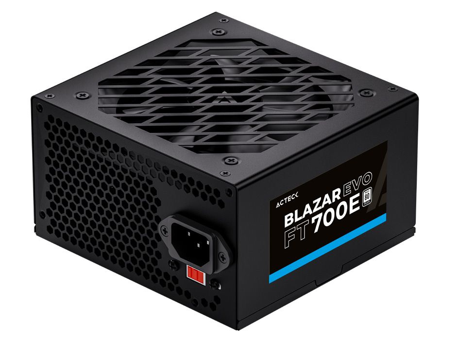 Fuente de Poder Acteck Blazar Evo FT700E ATX, 24-pin ATX, 120mm, 700W