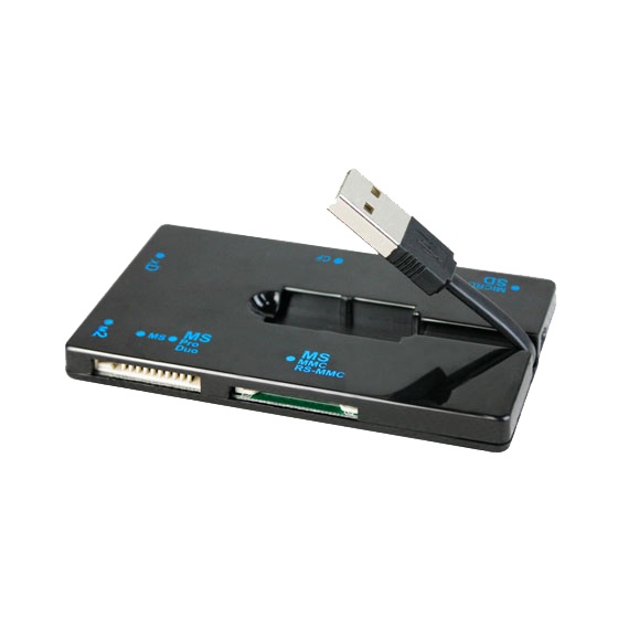 Acteck Lector de Memoria LKAC-001, USB 2.0, Negro
