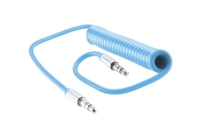 Acteck Cable Flexible AF-100, 3.5mm Macho - 3.5mm Macho, 1 Metro, Azul