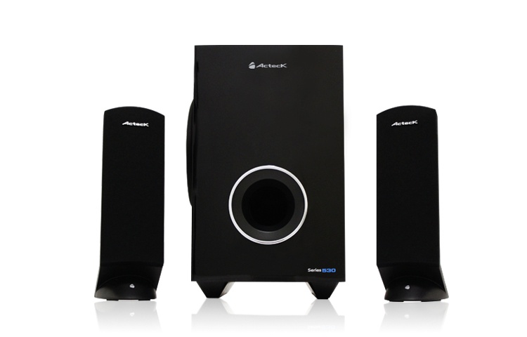 Acteck Bocinas con Subwoofer AXF-530, Alámbrico, 2.1, USB 2.0, Negro