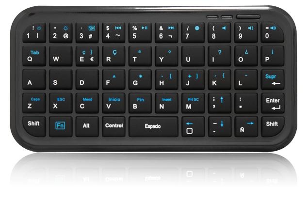 Teclado Acteck Mini MB-790, Bluetooth, Negro (Inglés)