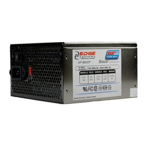 Fuente de Poder Acteck AF-B600P, ATX, 120mm, 600W