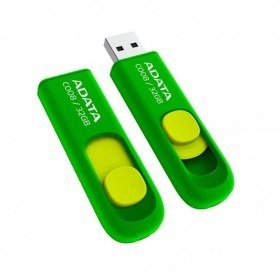 Memoria USB Adata C008, 32GB, USB-A 2.0, Verde 