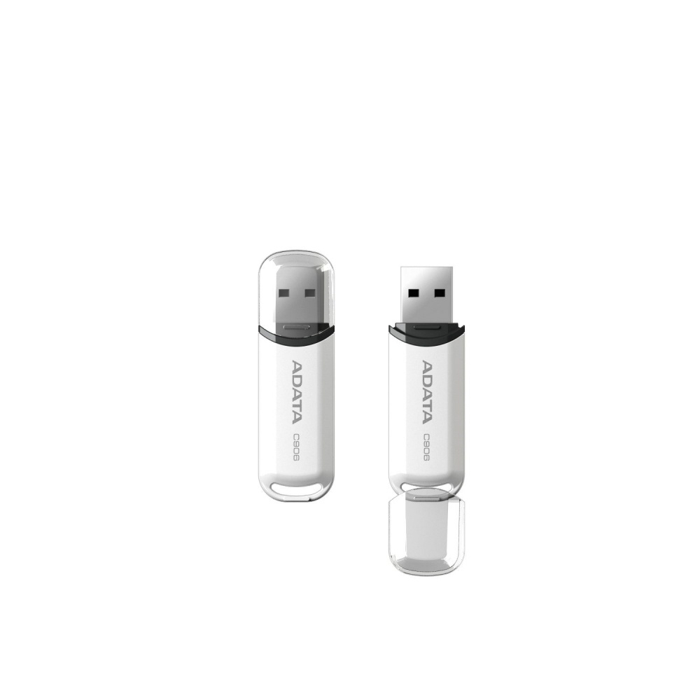 Memoria USB Adata C906, 16GB, USB 2.0, Blanco