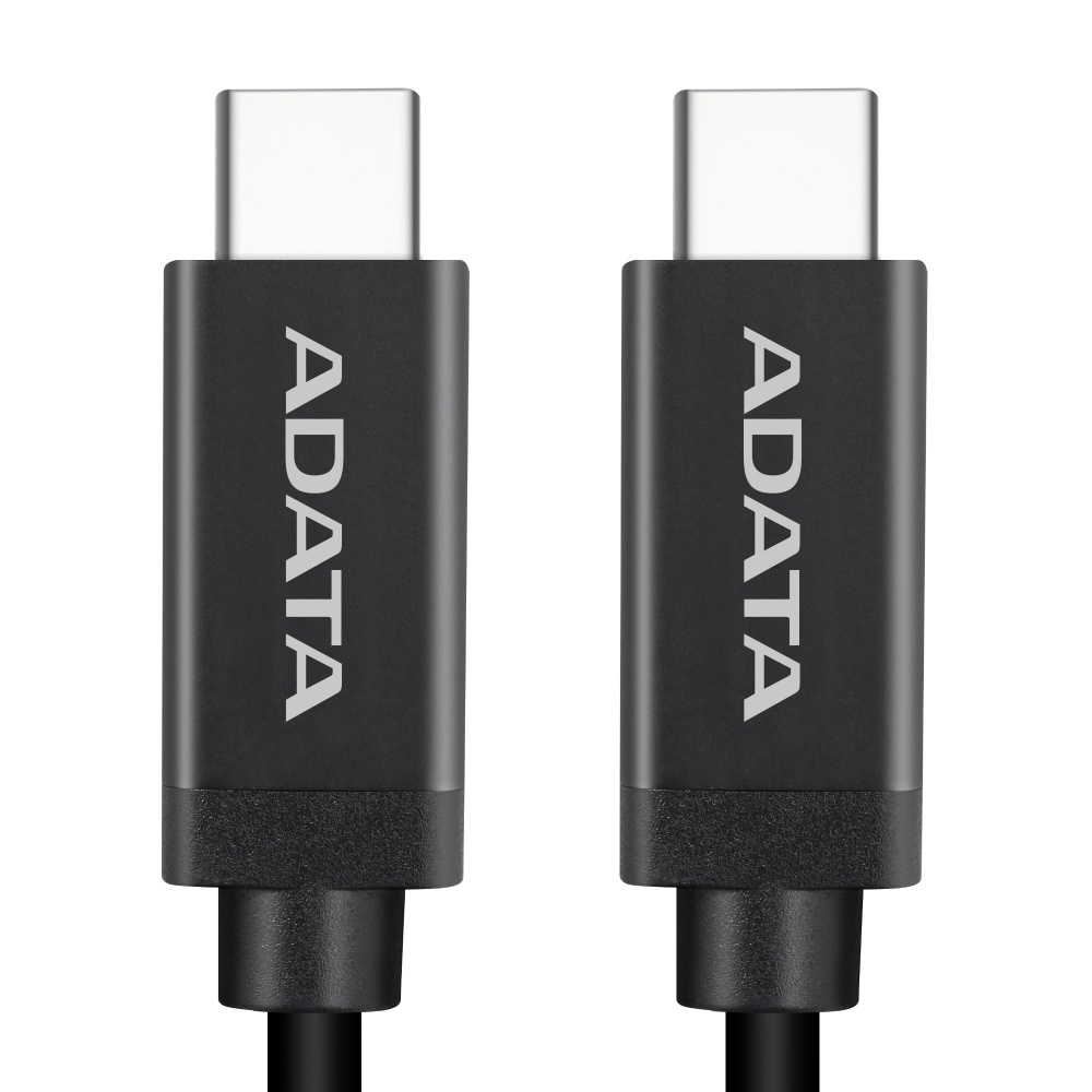 Adata Cable USB 3.2 C Macho - USB C Macho, 1 Metro, Negro