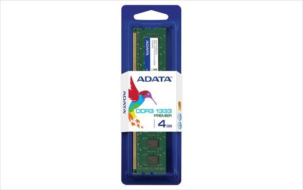 Memoria RAM Adata U-DIMM DDR3, 1333MHz, 4GB, CL9