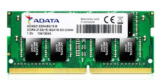 Memoria RAM Adata DDR4, 2133MHz, 8GB, SO-DIMM