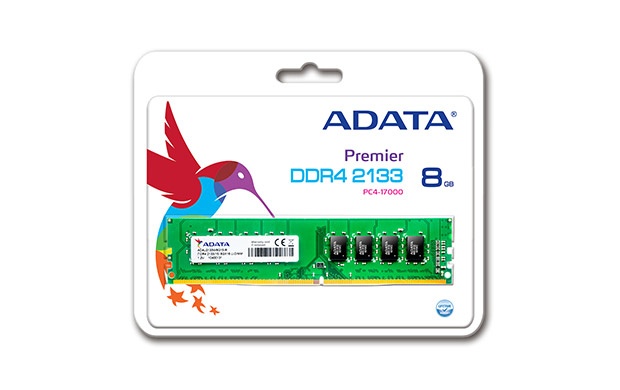 Memoria RAM Adata DDR4, 2133MHz, 8GB, Non-ECC, CL15