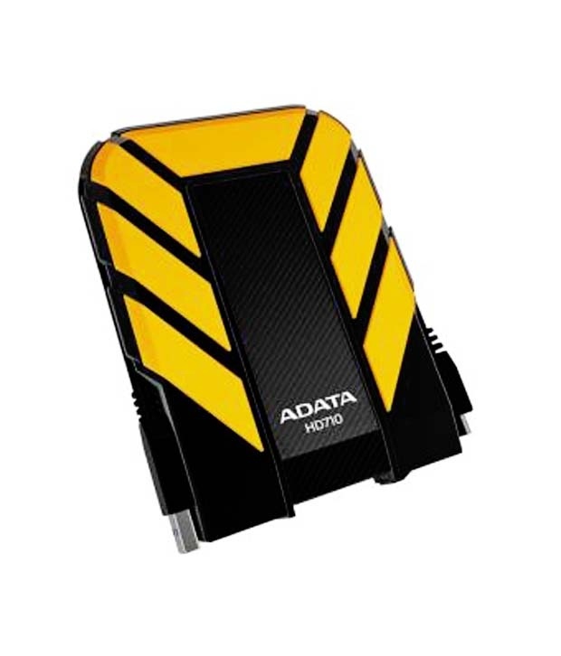 Disco Duro Externo Adata DashDrive Durable HD710 2.5'', 2TB, USB 3.0, Amarillo, A Prueba de Agua y Golpes - para Mac/PC