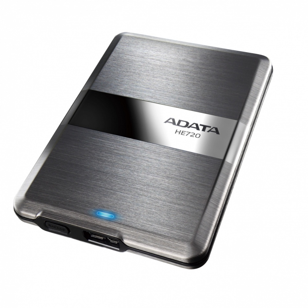 Disco Duro Externo Adata DashDrive Elite HE720 2.5'', 500GB, USB 3.0, Titanio - para Mac/PC