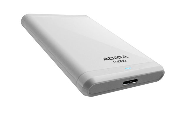 Disco Duro Externo Adata HV100 2.5'', 2TB, SATA, USB 3.0, Blanco - para Mac/PC