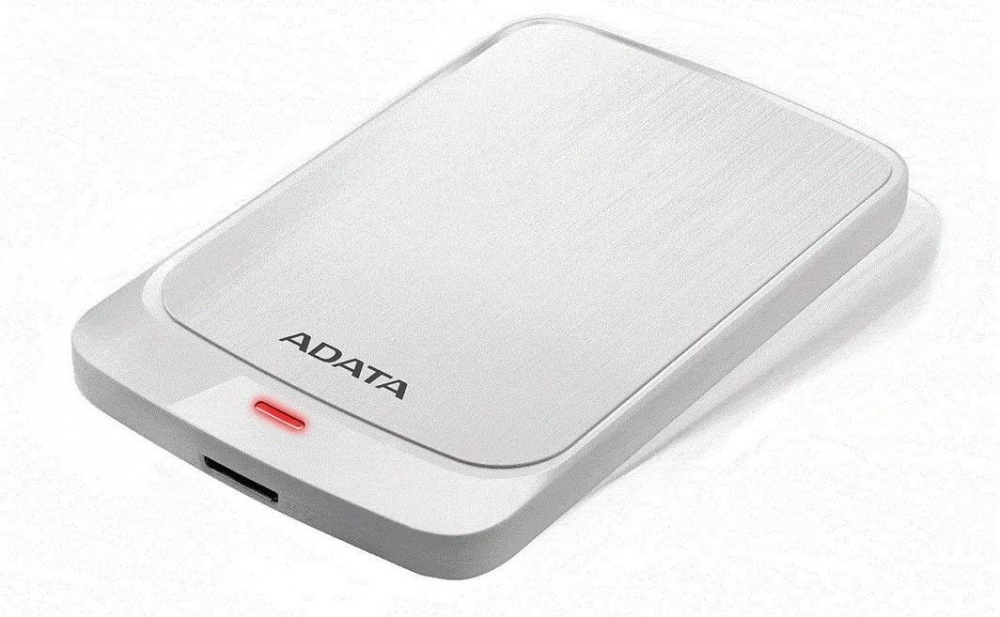 Disco Duro Externo Adata HV320, 1TB, USB 3.1, Blanco - para Mac/PC