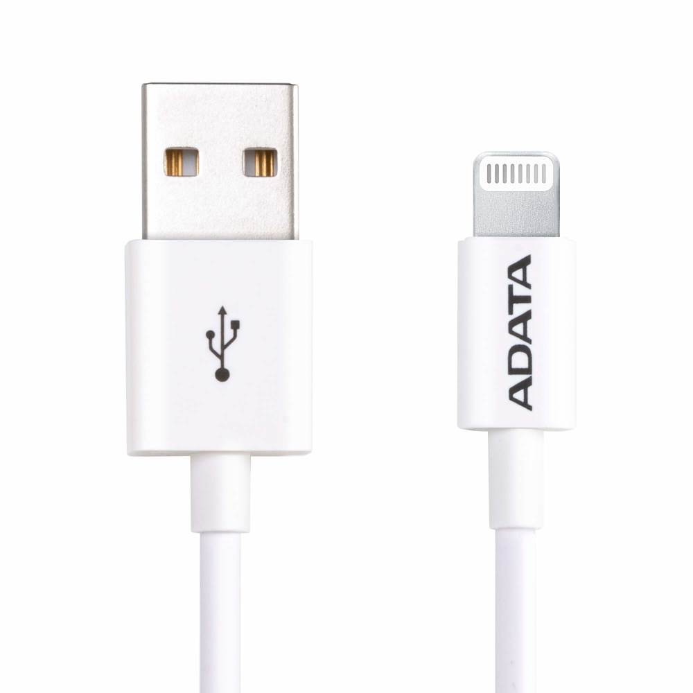 Adata Cable Lightning Macho - USB-A Macho, 1 Metro