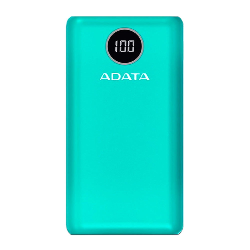 Cargador Portátil Adata Power Bank P20000QCD, 20Ah, Verde 