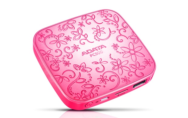 Cargador Portátil Adata PC500, 5000mAh, Rosa