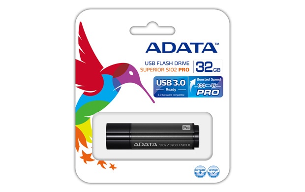 Memoria USB Adata S102, 32GB, USB-A 3.0, Lectura 100MB/s, Escritura 50MB/s, Gris