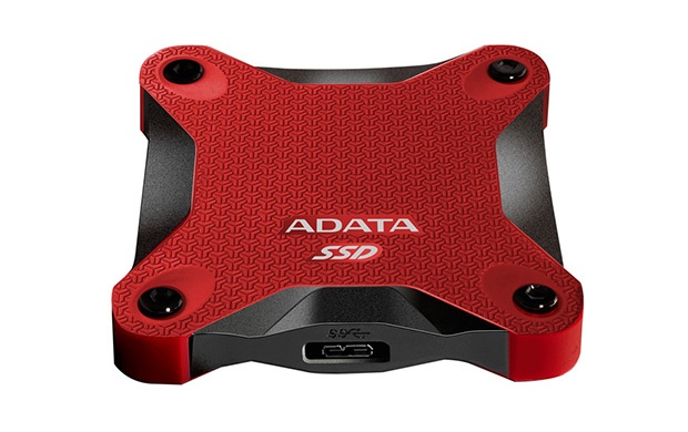 SSD Adata SD600, 256GB, USB C, Rojo, A Prueba de Golpes