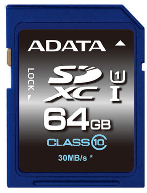 Memoria Flash Adata Premier, 64GB SDXC UHS-I Clase 10