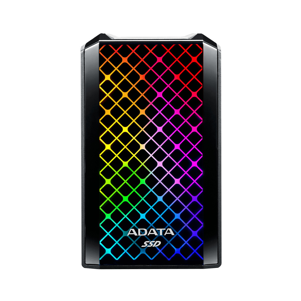 SSD Externo Adata SE900G RGB, 512GB, USB-C, Negro