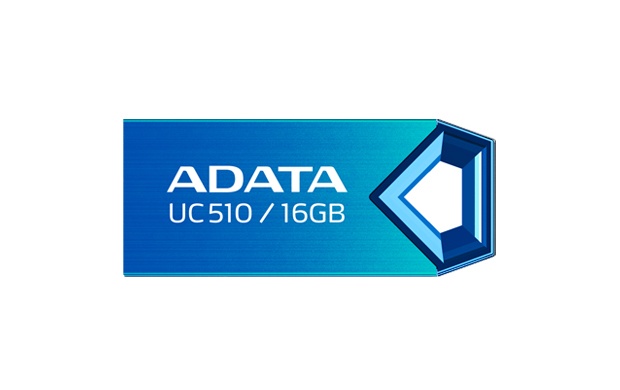 Memoria USB Adata DashDrive UC510, 16GB, USB 2.0, Azul