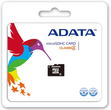 Memoria Flash Adata, 32GB microSDHC Clase 4, con Adaptador