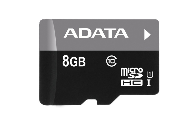 Memoria Flash Adata, 8GB microSDHC UHS-I Clase 10, con Lector microReader V3