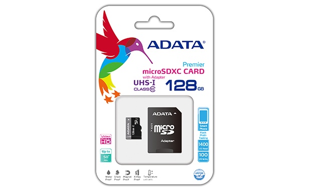 Memoria Flash Adata Premier, 128GB microSDXC UHS-I Clase 10, con Adaptador