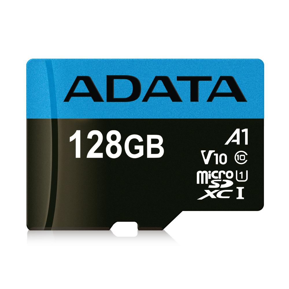 Memoria Flash Adata AUSDX128GUICL10A1-RA1, 128GB MicroSDXC UHS-I Clase 10, con Adaptador 