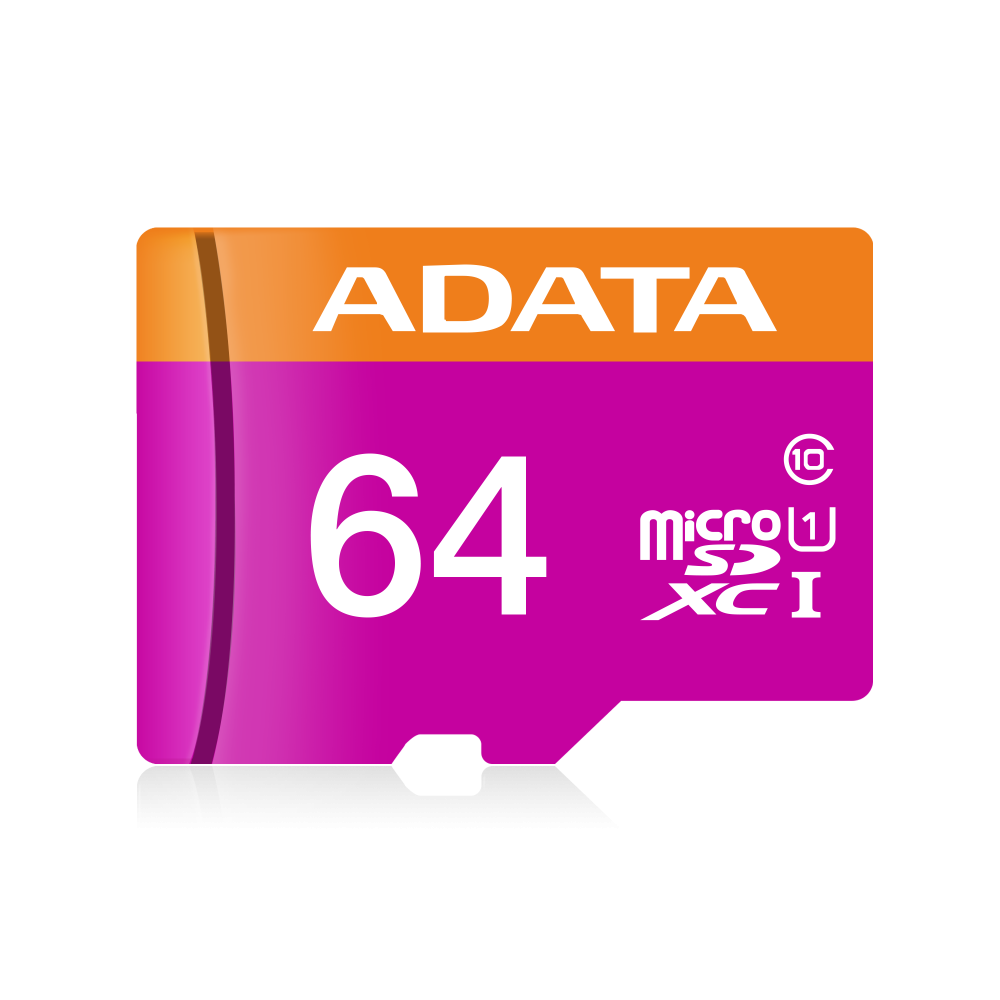 Memoria Flash Adata Premier, 64GB microSDXC UHS-I Clase 10, con Adaptador