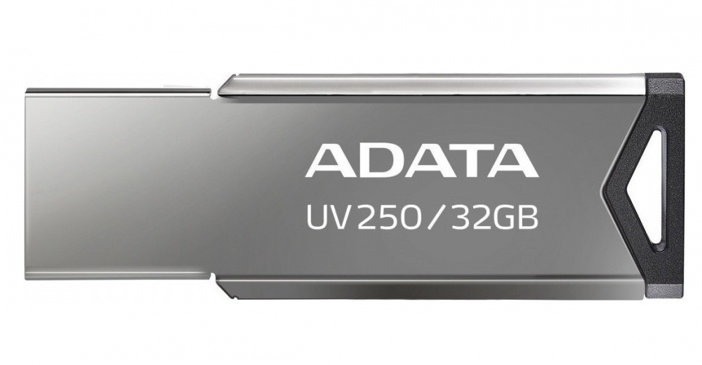 Memoria USB Adata UV250, 32GB, USB-A 2.0, Plata