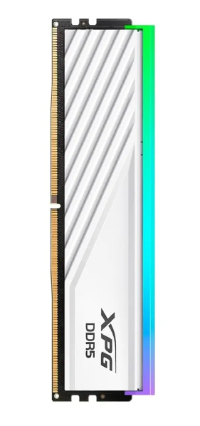 Memoria RAM Adata Lancer Blade DDR5, 5600MHz, 16GB, CL46, XMP/EXPO, Blanco