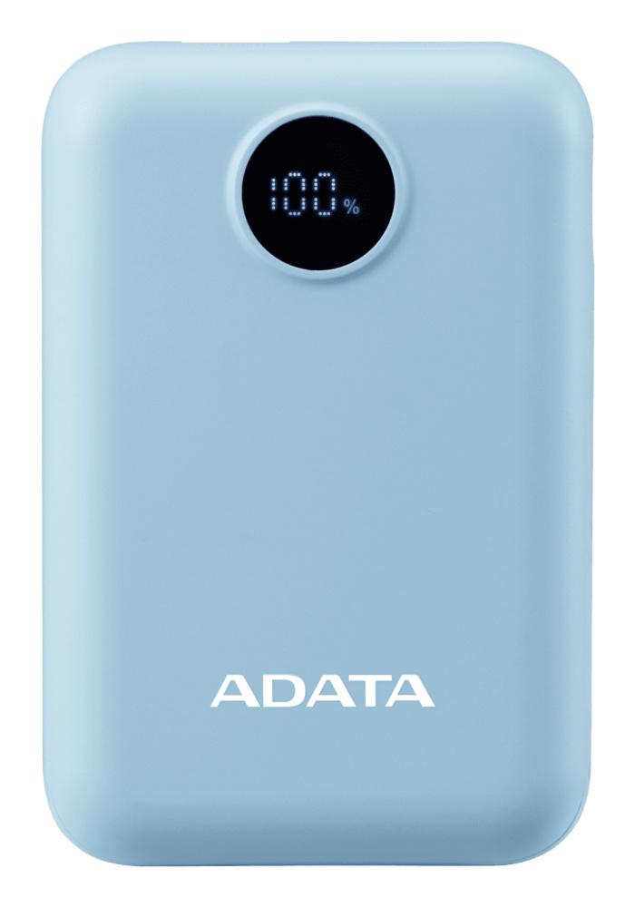 Cargador Portátil Adata Power Bank C10022, 10.000mAh, Azul