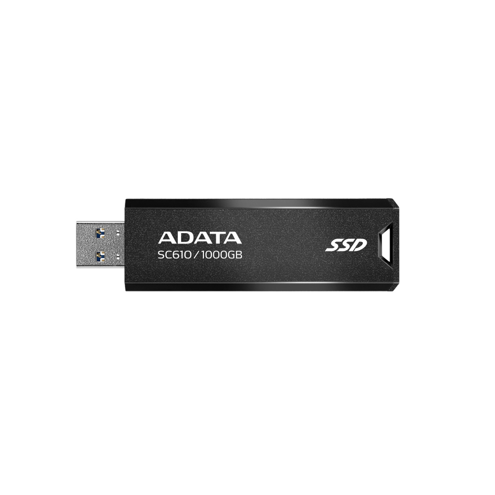 SSD Externo Adata SC610, 1TB, USB-A, Negro 
