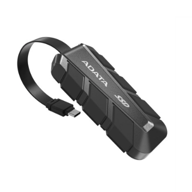 SSD Externo Adata SC740, 500GB, USB-C, Negro