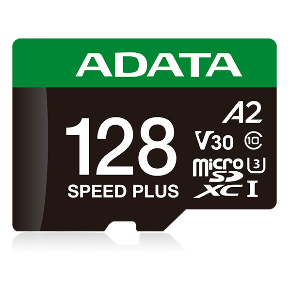 Memoria Flash Adata Speed Plus, 128GB MicroSDXC UHS-III Clase 10, con Adaptador