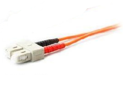 Addon Cable Fibra Óptica Multimodo OM1 SC Macho - ST Macho, Núcleo 62.5µm, Cubierta 125µm, 7 Metros, Naranja