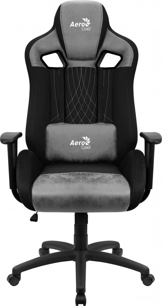 Aerocool Silla Gamer EARL, hasta 150Kg, Negro/Gris