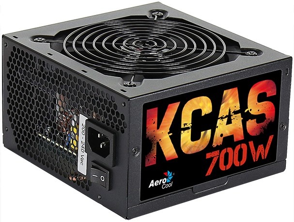 Fuente de Poder Aerocool KCAS-700W 80 PLUS Bronze, 20+4 pin ATX, 120mm, 700W