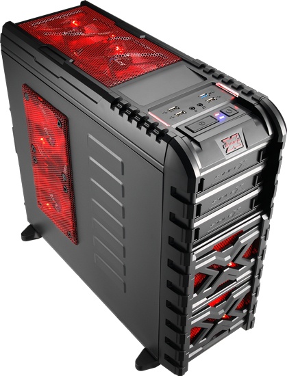 Gabinete Aerocool Strike X GT Devil Red, Midi-Tower, ATX/micro-ATX, 3x USB 2.0, 1x USB 3.0, sin Fuente