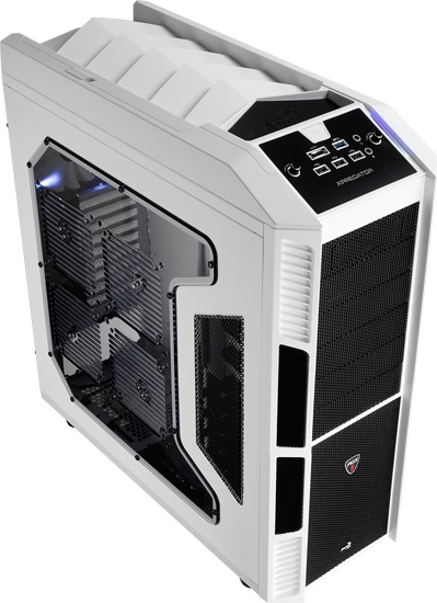 Gabinete Aerocool XPredator White Edition, Full-Tower, ATX/Flex-ATX/micro-ATX, USB 2.0/3.0, sin Fuente, Blanco
