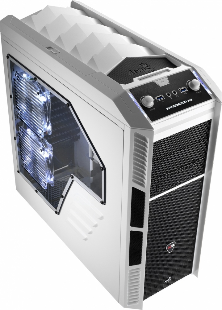 Gabinete Aerocool XPredator X3, Midi-Tower, ATX/micro-ATX, 2x USB 3.0, sin Fuente